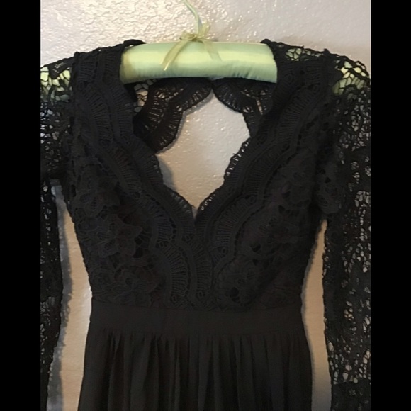Lulu’s Awaken My Love Black Maxi Dress - Picture 6 of 10